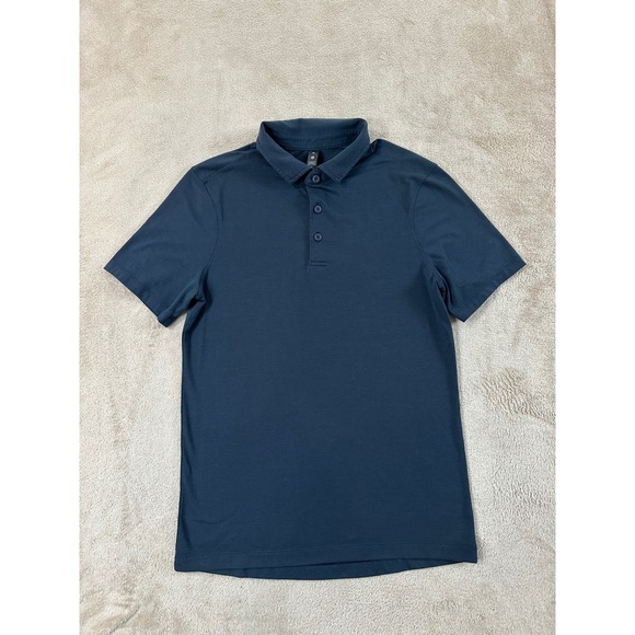 lululemon athletica Other - Lululemon Evolution Short-Sleeve Polo Shirt Mens Size XS Navy Blue EUC